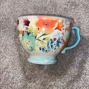 NWT Pioneer Woman Ceramic Mug with Blue Handle